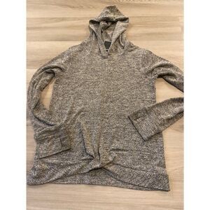 Champion, girls, grey hooded long sleeve athletic pullover size large 10/12